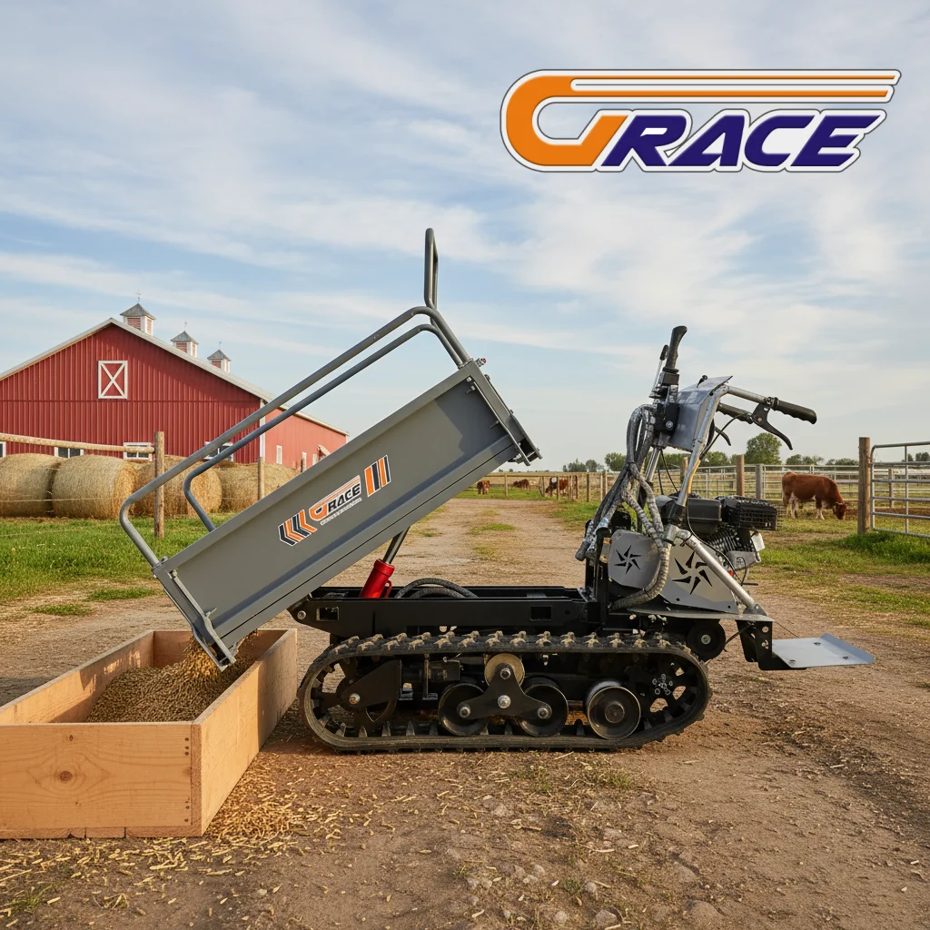 

High Quality Mini Dumper 1000kg Small Crawler Dumper EURO 5 EPA Fast Delivery Mini Dumper Sale