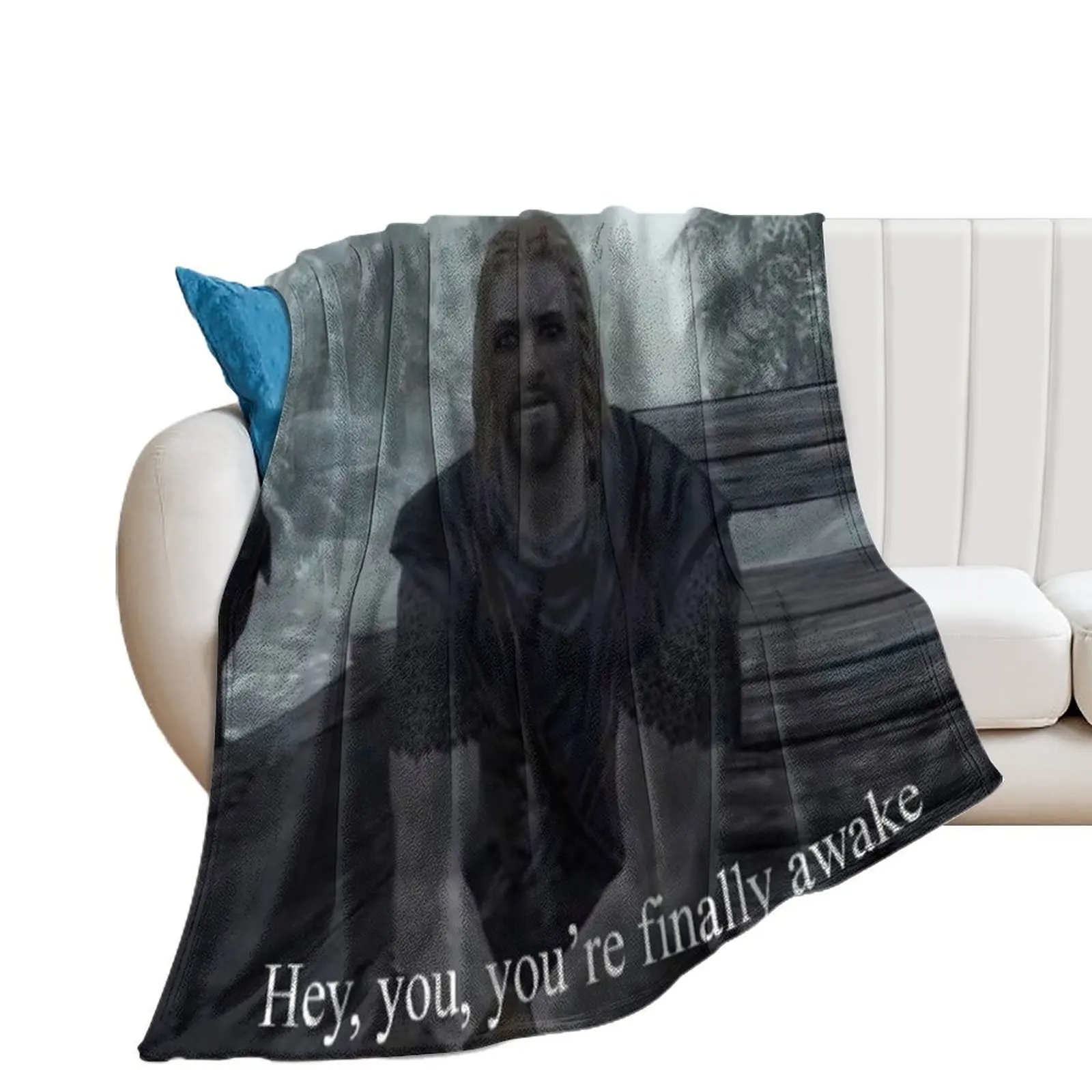 

Hey you’re finally awake Throw Blanket Travel Thins Blankets