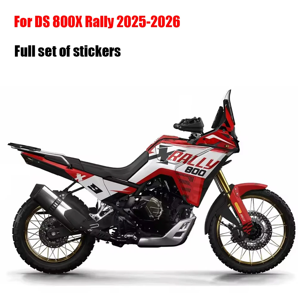 800X Full-body protective decal kit Waterproof For DS 800X Rally 2025-2026 Motorcycle scratch-resistant paint protection sticker