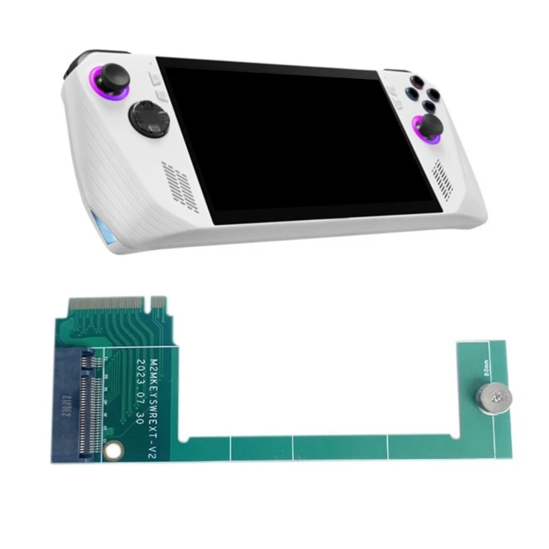 

PCIE4.0 for Rog Ally SSD Memory Card Adapter Converter Transfer Board 90° M2 Transfercard Handheld Board Accessories