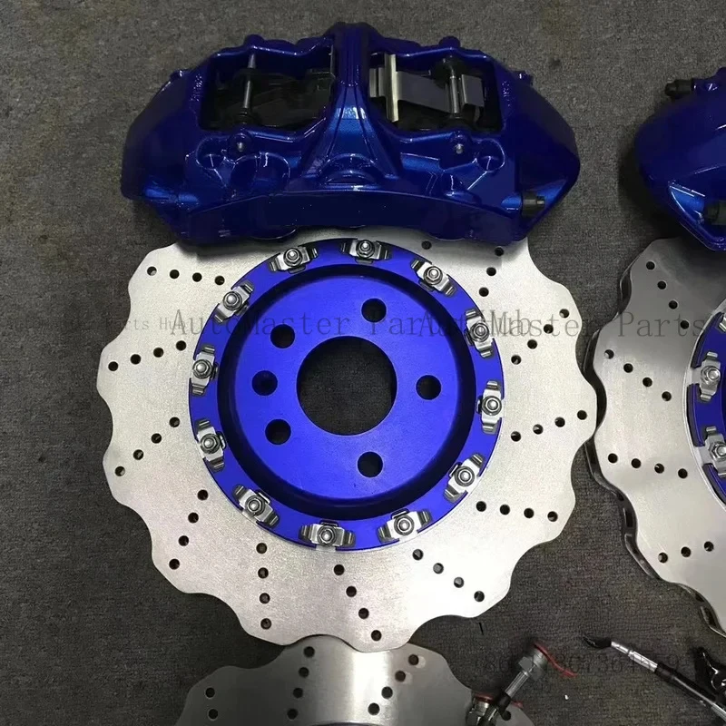 

Upgrade Auto Brake System GT6 Caliper 6 Pot 355mm-405mm Brake Wave Disc Customize logo Caliper Kit for X5 XDrive40i X5 M60i