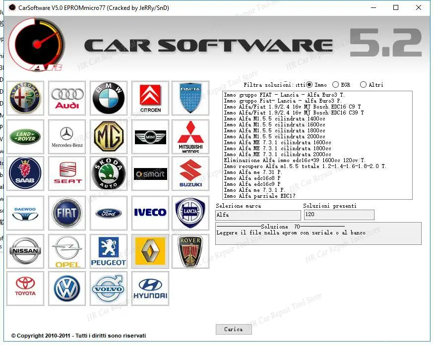 Car Software V5.2 EPROMmicro77 Activation ( Immo Off, EGR Off and Hot Start Fix Tool ) Car Software 5.2 Free Install