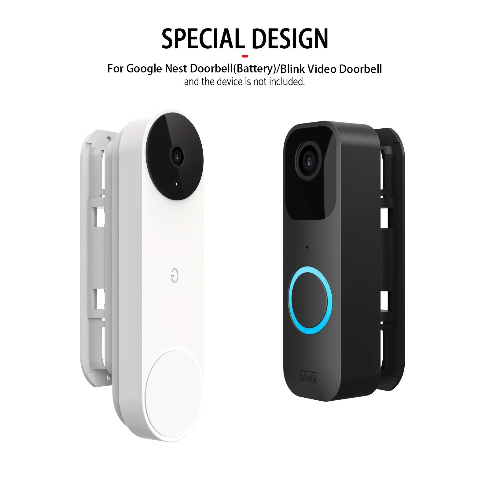 Suitable For Google Nest Doobell (Battery) Blink Video Doorbell doorbell bracket Angle adjustable visual doorbell rotation brack