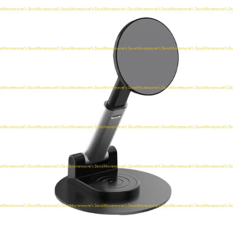 

W91A Tabletop Stand Portable Desktop Магнитный держатель телефона 360 градусов вращающегося телефона для телефона