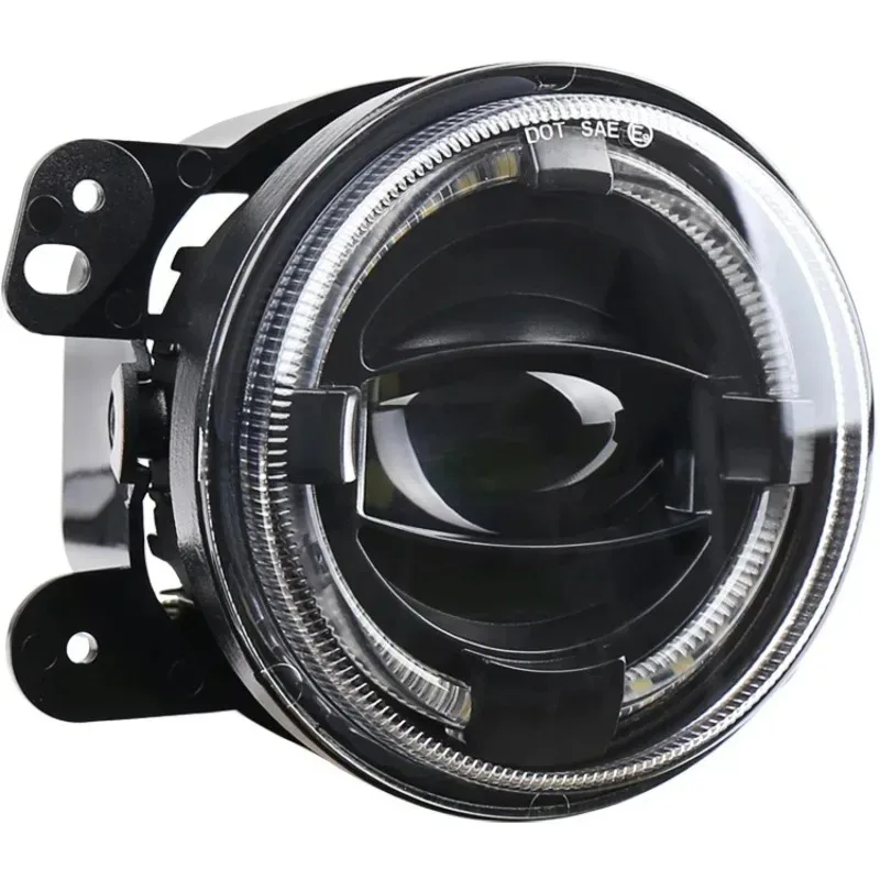 

New for Wrangler JK Unlimited JK 07-18 4" Inch LED Fog Lights Front Bumper Replacements White Led Chip Driving Offroad Foglight