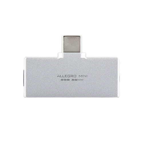 Linsoul Kiwi Ears Allegro Mini DAC portátil de alta fidelidad USB C a salida de 3,5/4,4 mm con amplificador HiFi de alta resolución de 32 bits/384 kHz