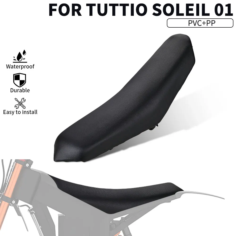 Für Tuttio Soleil 01 Motorrad-Sitzkissen Wasserdicht Rutschfest Elektro-Dirt-Bike E-Bikes Motorrad-Zubehör PVC PP
