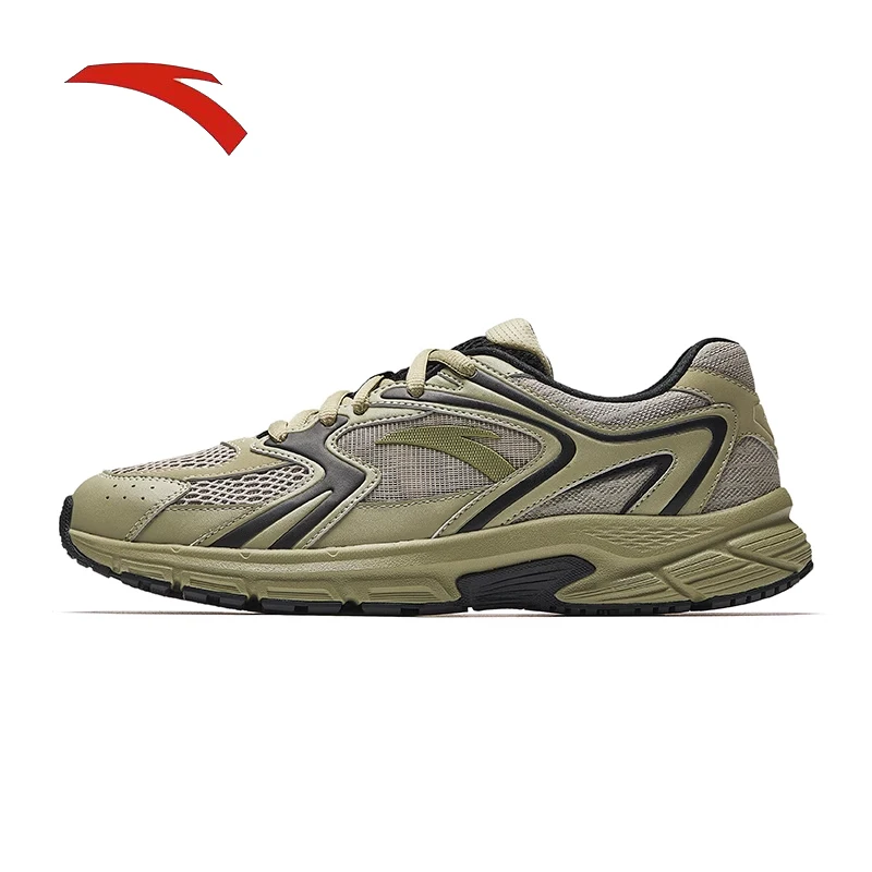 

ANTA AT2004 retro silver running shoes for both men and women, summer versatile and trendy casual sports shoes for couples