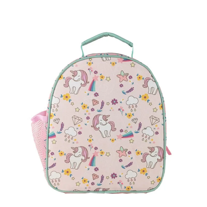 Mochila de dibujos animados para niños, bolsa de Picnic al aire libre, bolsa de aislamiento térmico, mochila para estudiantes