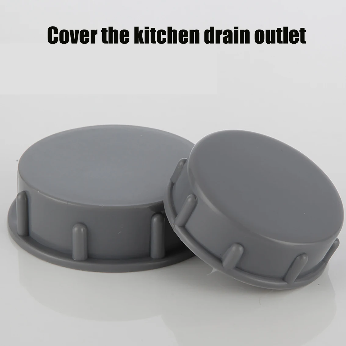 1-5pcs PVC Threaded Cap 45mm/56mm Waterproof Seal Plug for Sink Drain Pipe Washing Machine Hose Protector/Durable Plastic Cover