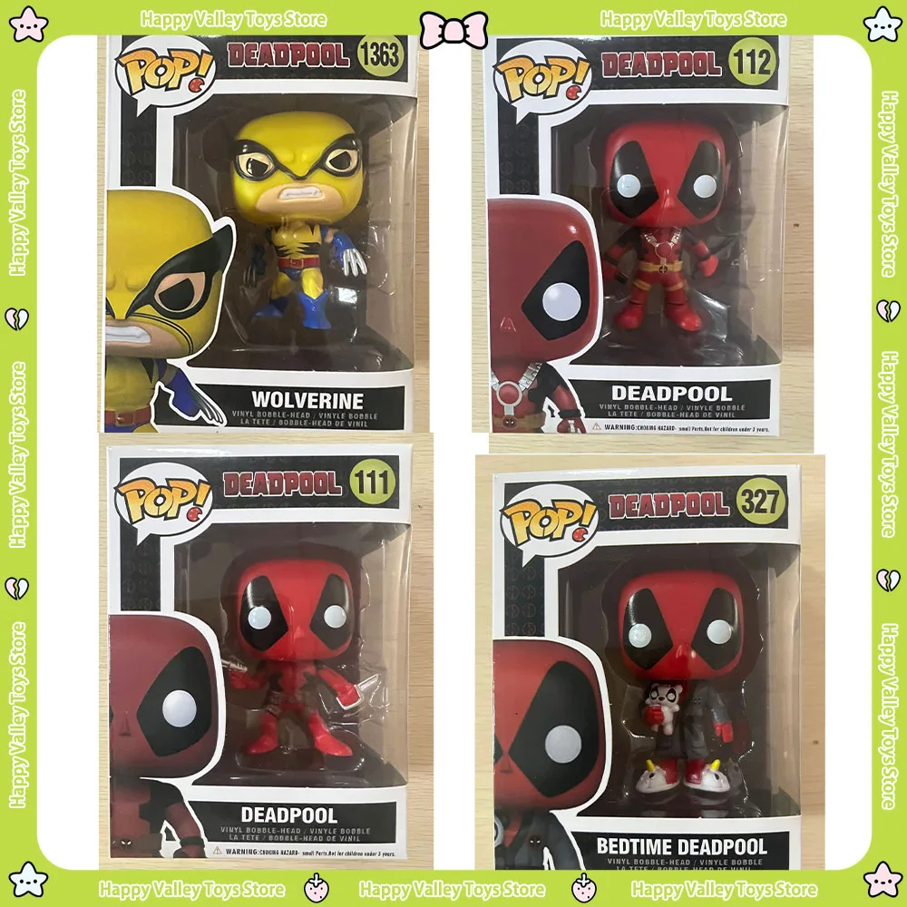 Nuevo Deadpool & Wolverine Funko Pop figura de Anime figura de acción juguete Deadpool estatuilla Linda decoración adornos juguete regalo de Navidad