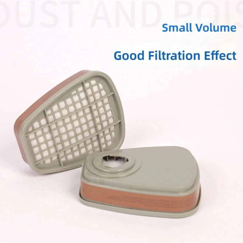 Activated Filter Cartridges for 6001 Facepiece for Industrial Construction Cleaning Applications