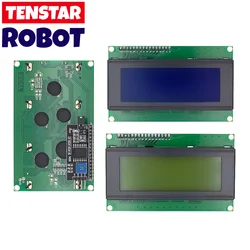 Lcd2004 + I2c Lcd2004 20X4 2004a Blauw Groen Scherm Karakter Lcd Iic Seriële Interface Adapter Module Voor Arduino