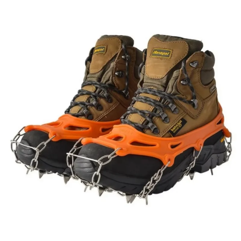 8 Teeth Ice Gripper Spike Shoes Winter Outdoor Anti-Slip Hiking Mountain Climbing Ice Snow Crampons Anti-slip Shoe Covers Grip