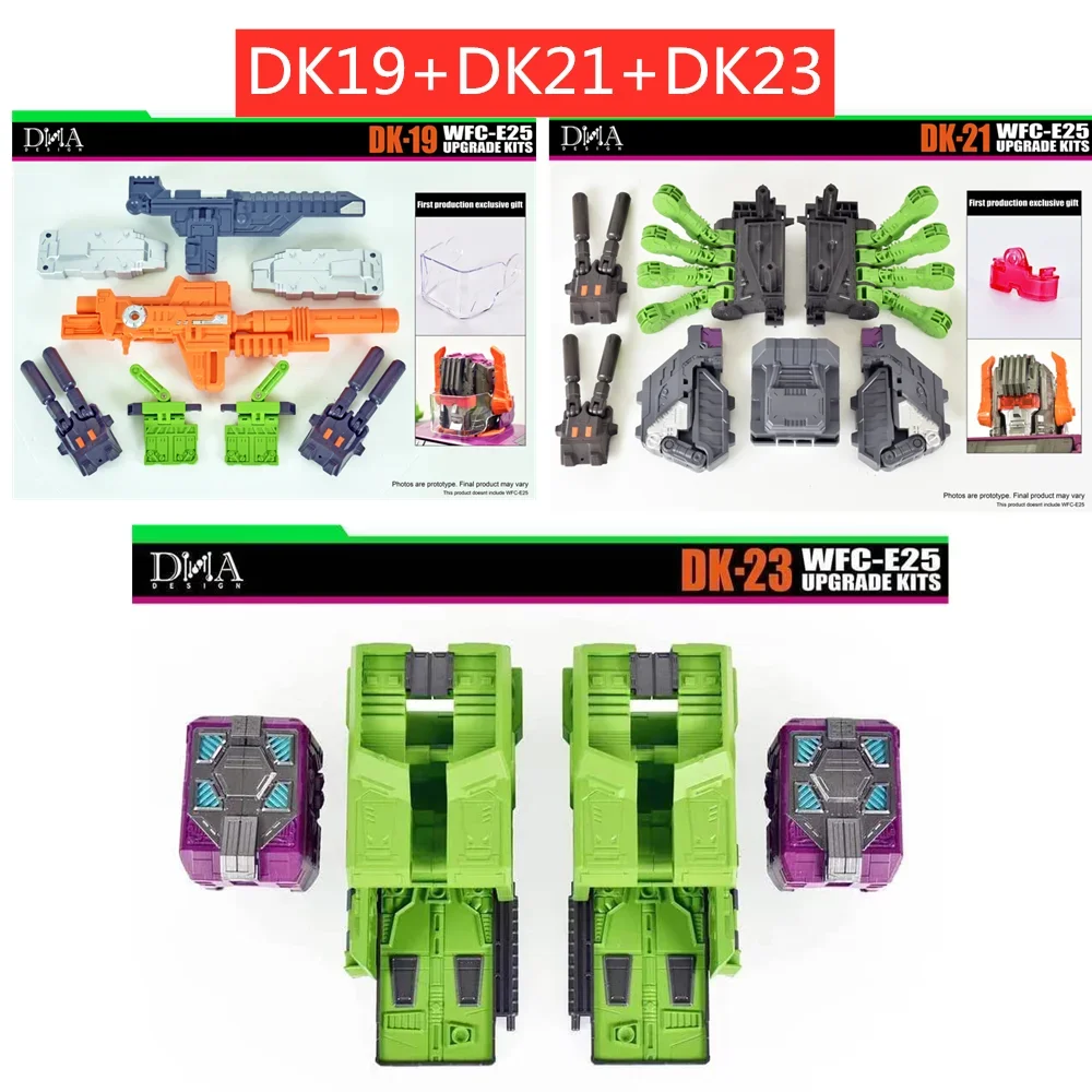 (IN STOCK) DNA Design DK-19 DK-21 DK-23 Upgrade Kit Accessory Pack for WFC Anime E25 Scorponok Model Robot Accessories