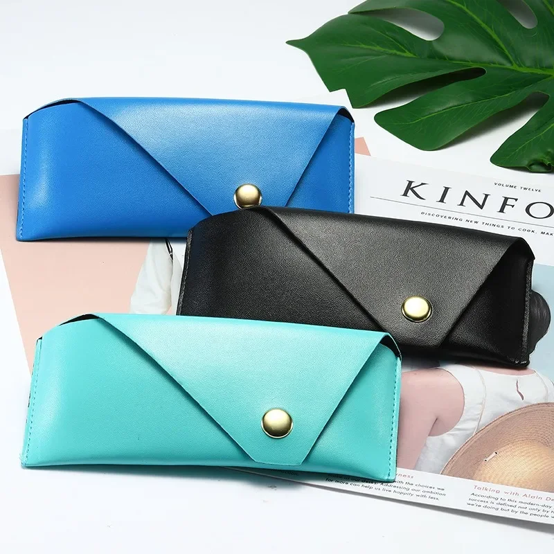 Fashion Leather Soft Sunglasses Case for Men Luxury Designer Glasses Box Bag Hard Protector Eyeglasses Accessories image 2