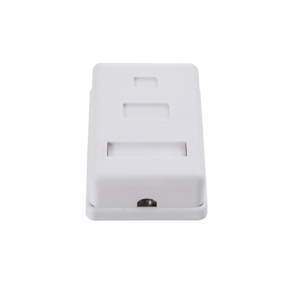 RJ45 Connector Box CAT5E CAT6 Junction Box Single Port Box 1-port Network Cable Adapter Ethernet Extension PCB Crimping Type