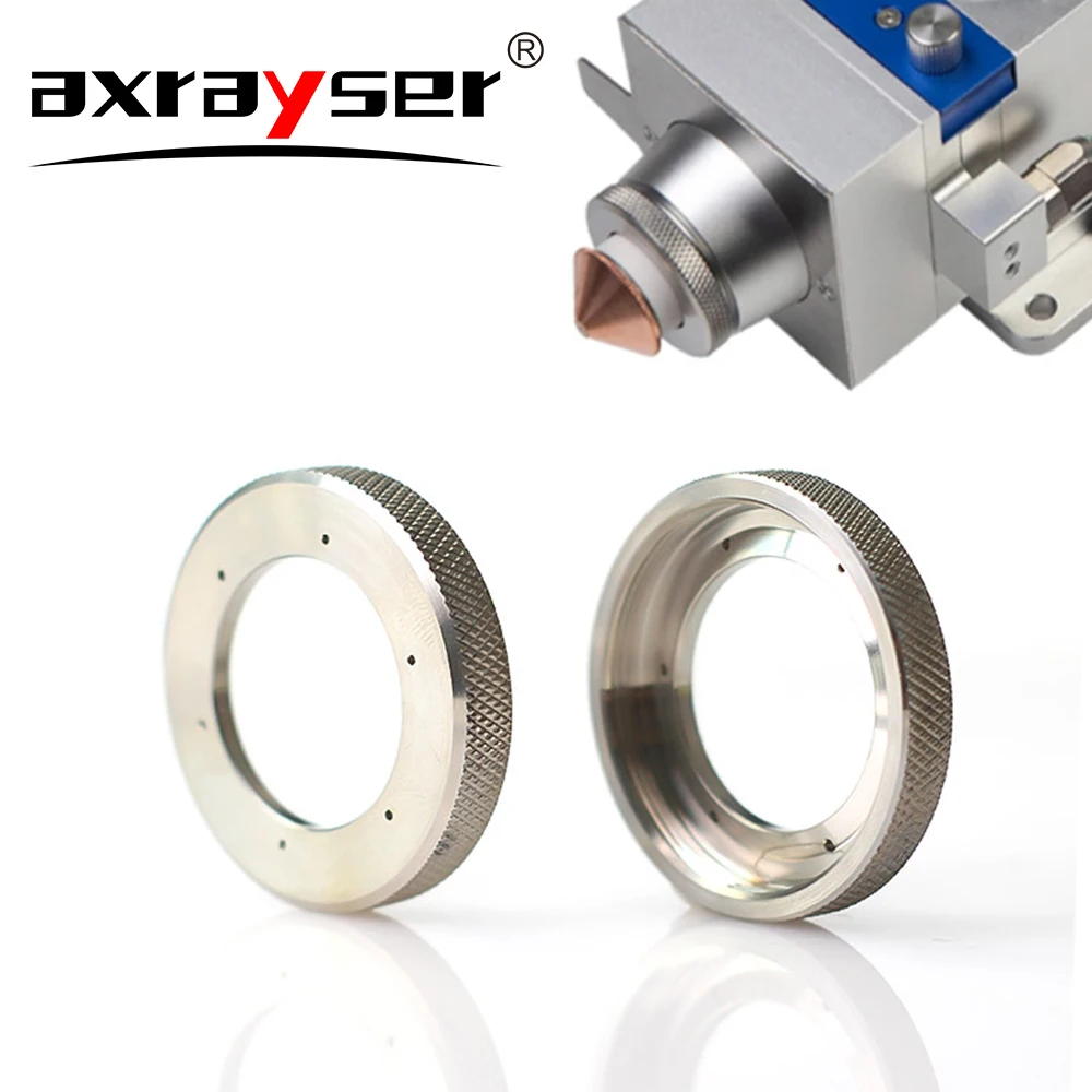 Imagem -02 - Axrayser Fixar Anel de Travamento Suporte Cerâmico 304 Fibra de Laser Cabeça Patras para Precitec 2.0 Raytools Bt240 s Bm109 b Aço Inoxidável