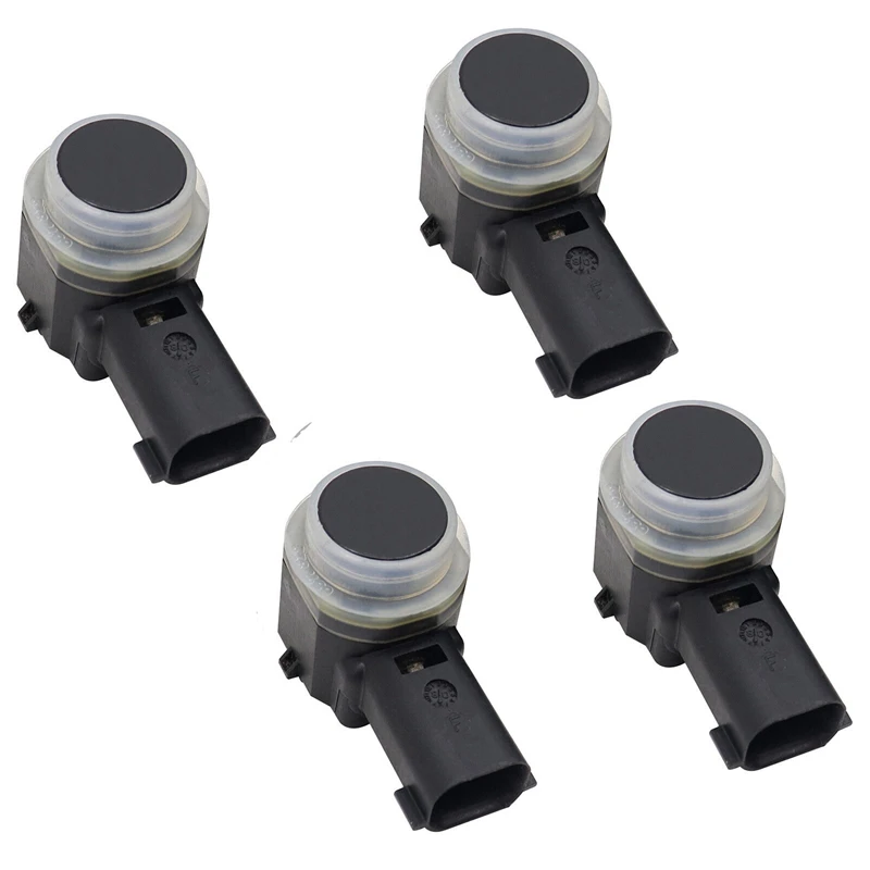 4PCS PDC Parking Aid Sensor Black For Ford Edge Explorer Taurus 2.0L 3.5L Expedition 5.4L Focus 2.0L Fusion 2.5L 8A53-15K859-ABW