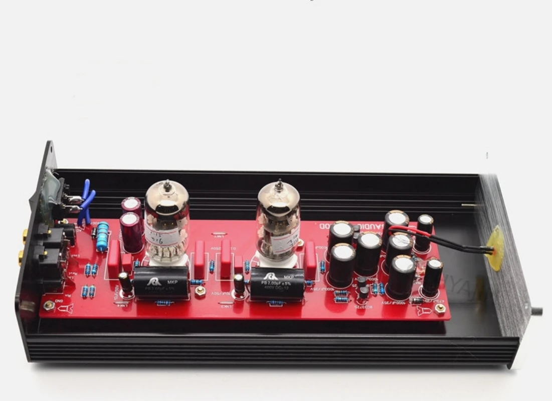 Refere al circuito original de fax musical X-10D, amortiguador de vejiga HiFi a nivel de fiebre, preamplificador de tubo, SNR: 95DB, aumento: 1:1