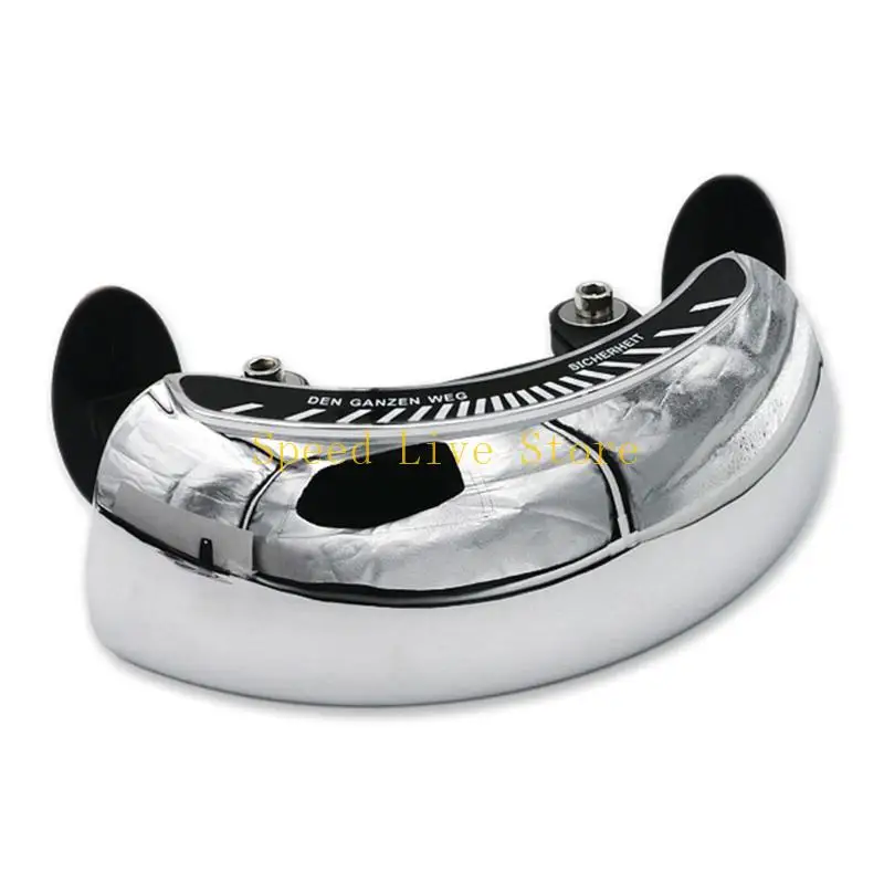 547C 180 Degree Blind Spot Mirror Motorcycle Windshield Wide Rearview Mirror