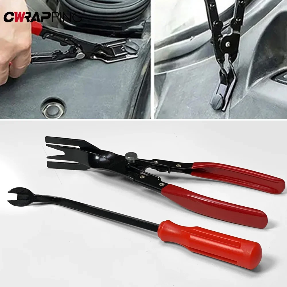 Car Headlight Repair Installation Remover Tools Clip Removal Trim Pliers for Auto Door Panel Fascia Dash Upholstery Remover Tool