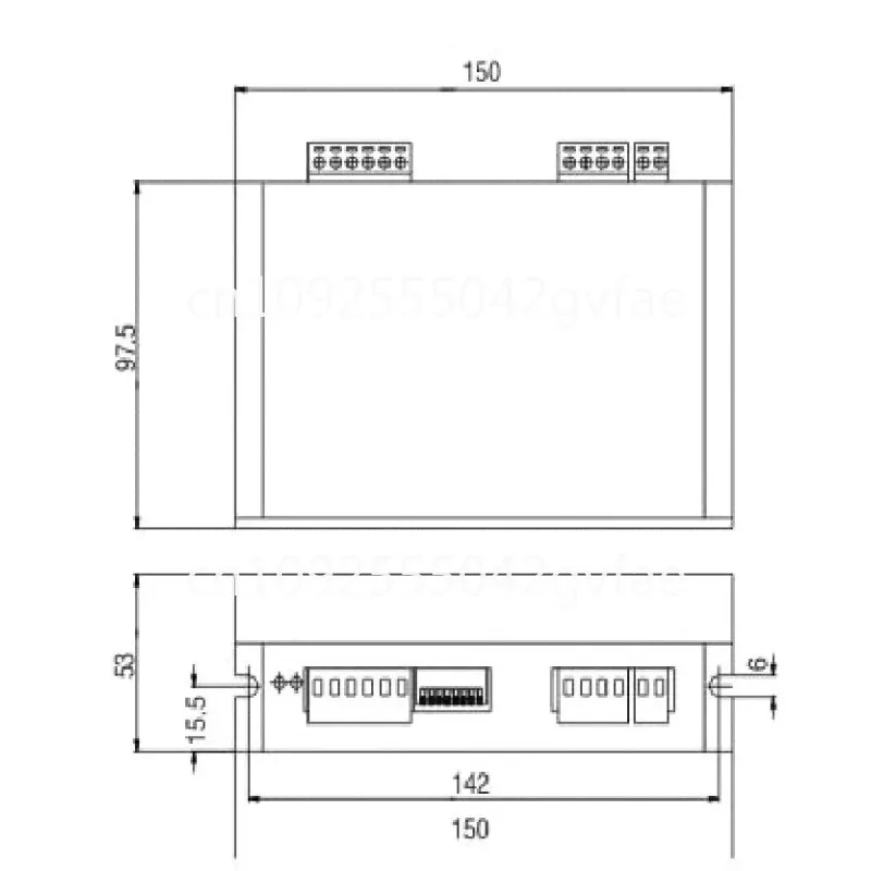 1.1KW DC Brushless Driver ZM-7205A Speed Controller 5A Current 220V Power Supply