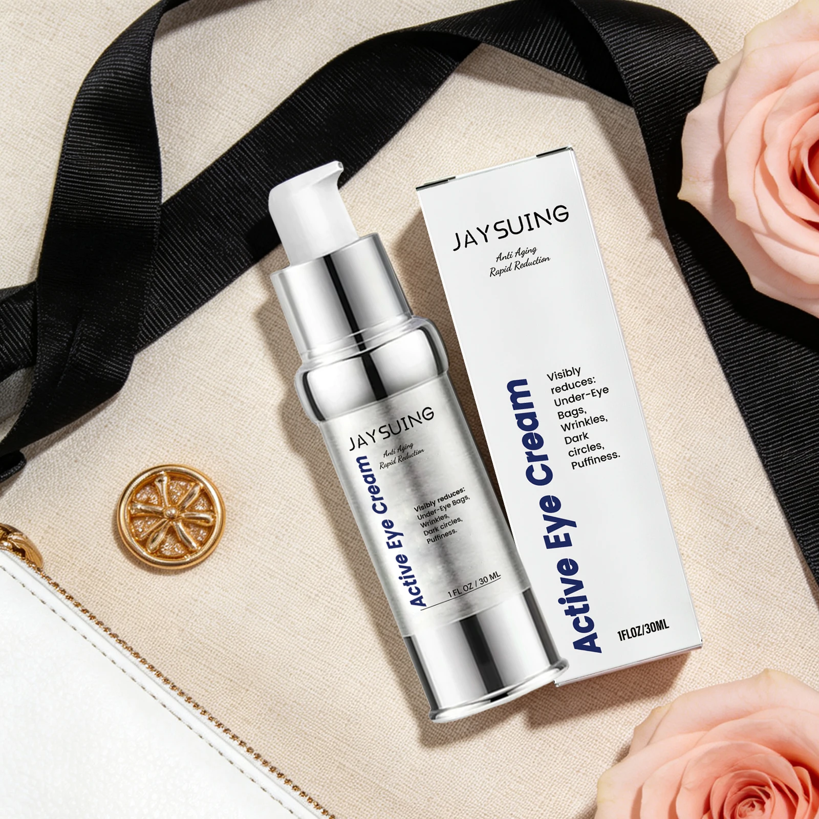 New Eye Cream For Man And Women Remove Dark Circles Anti Swelling Bag Under Eye Korean Skincare Brighten Daily Eye Firming Serum