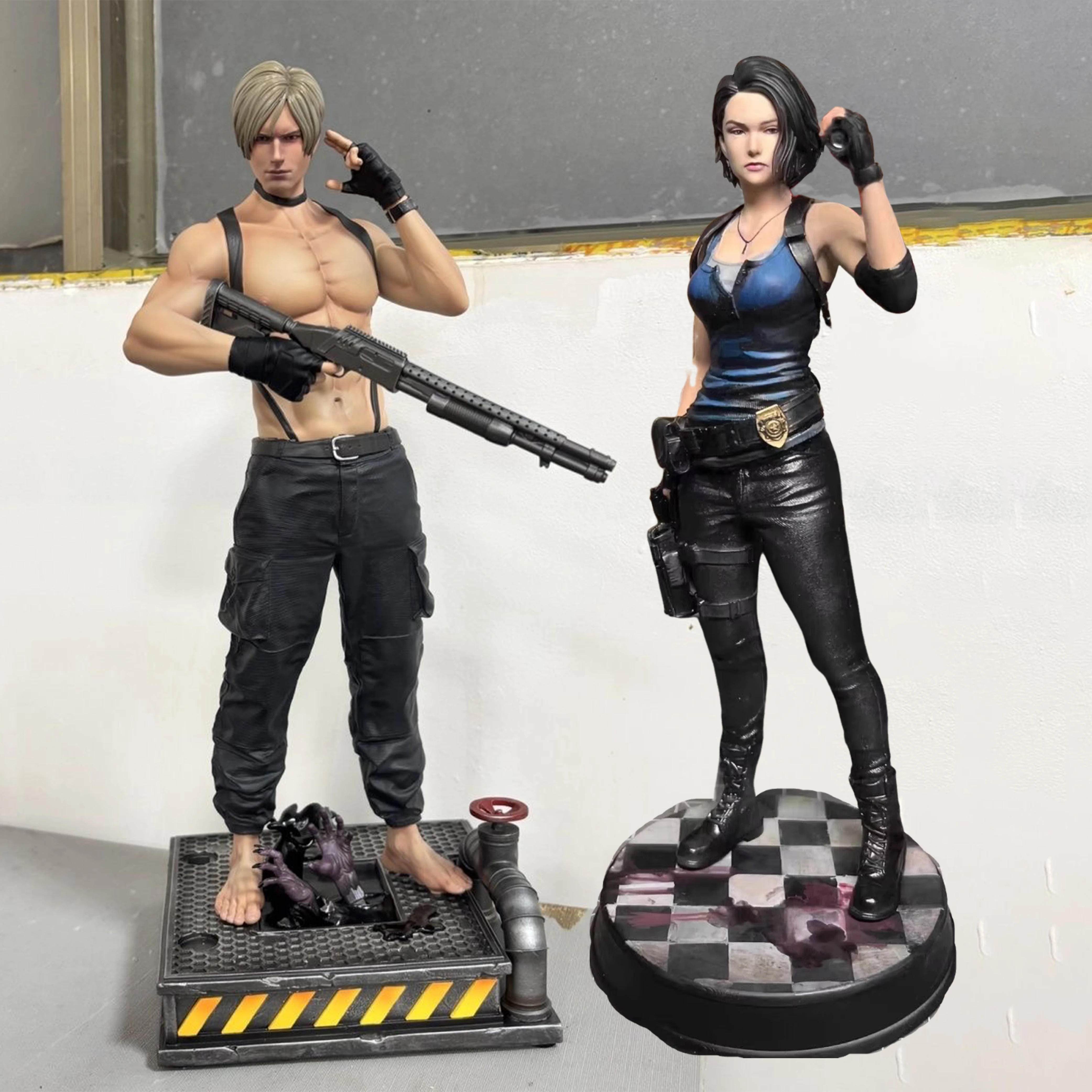 

Фигурка Джилл Валентин, фигурки Леона С. Кеннеди, аниме-фигурки, коллекционная модель, статуэтка, украшение для стола, игрушки, кукла, подарки на день рождения