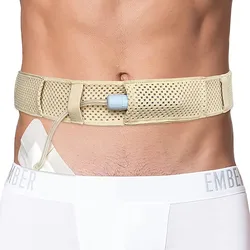 Peritoneal Dialysis Waist Belt Catheter Protector Adjustable Abdominal Belt Catheter Fixation Device Back Support Protector