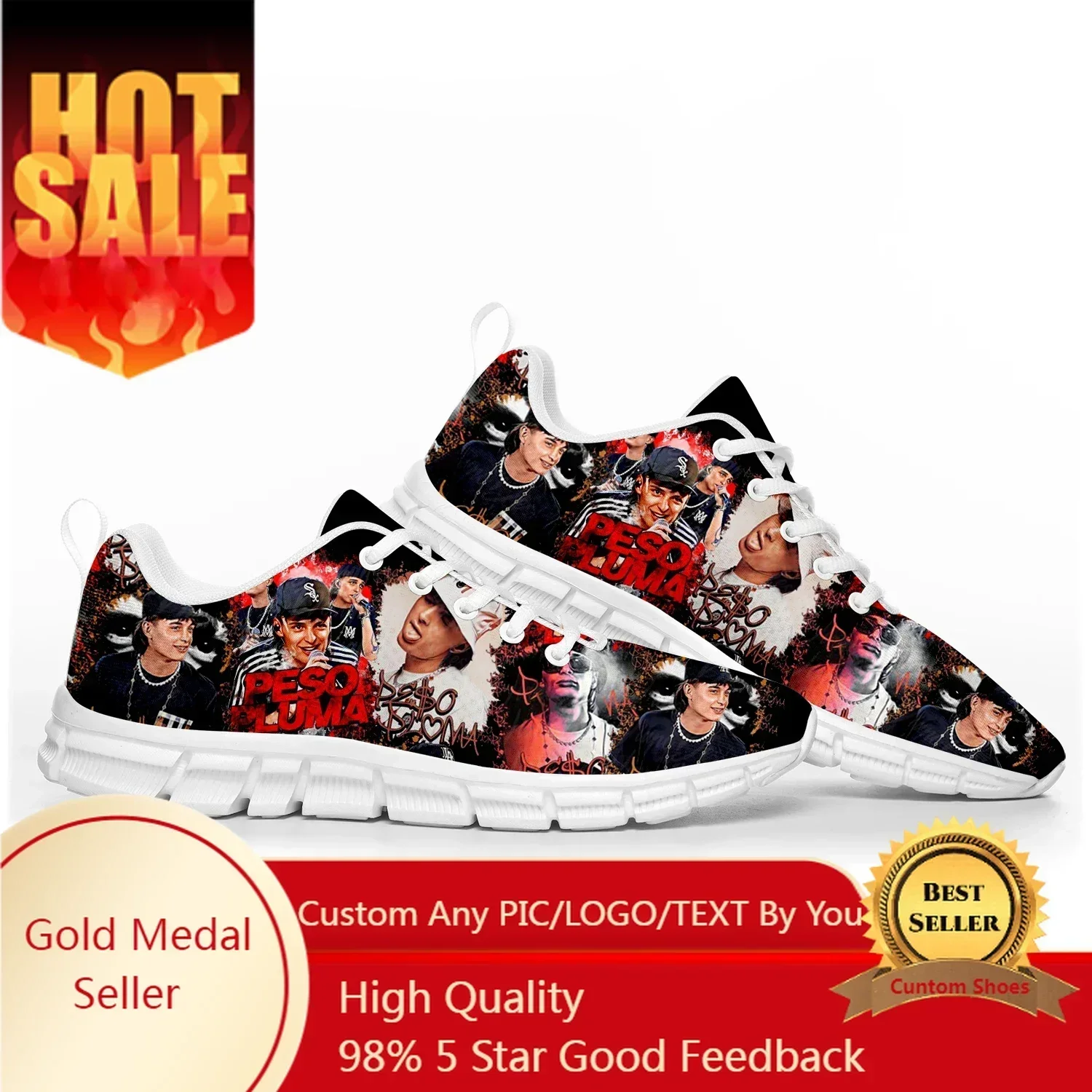 

Peso Pluma Singer Sports Shoes Mens Womens Teenager Kids Children Sneakers Ella Baila Sola Parent Child Sneaker Fashionize Shoes