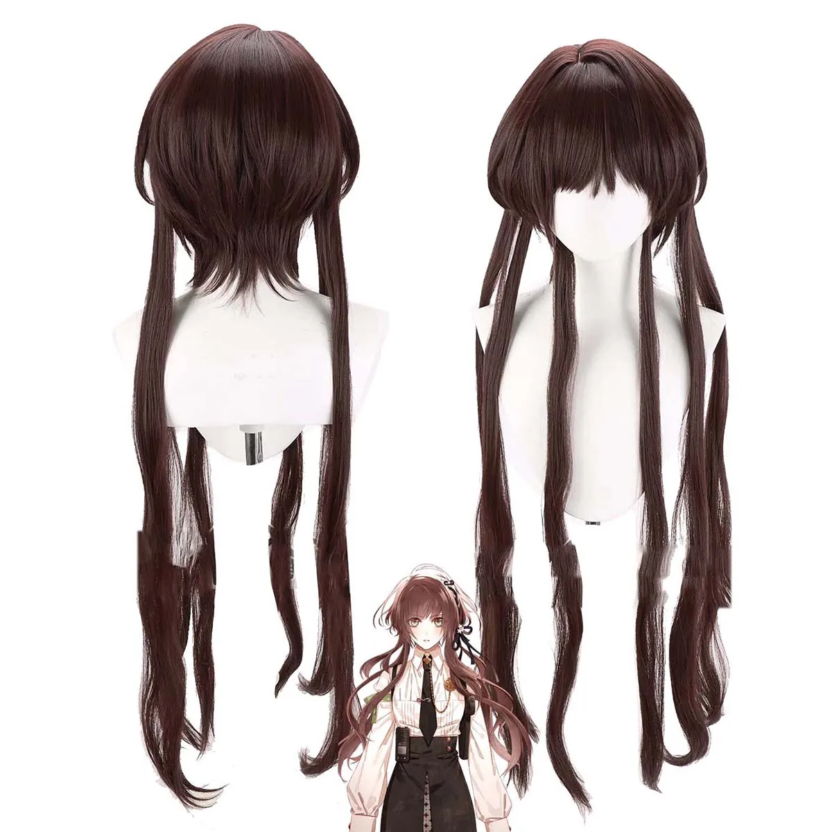 

Game Collar×Malice Cosplay Hoshino Ichika Shiraishi Kageyuki Long Heat Resistant Synthetic Hair Wig