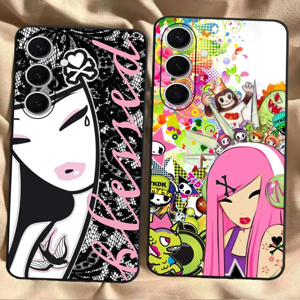 Japan T-Tokidokis Phone Case For Samsung S 24 Fe 25 Ultra Plus 20 Lite 21 30 22 23 24 22 Ultra 5G Fundas