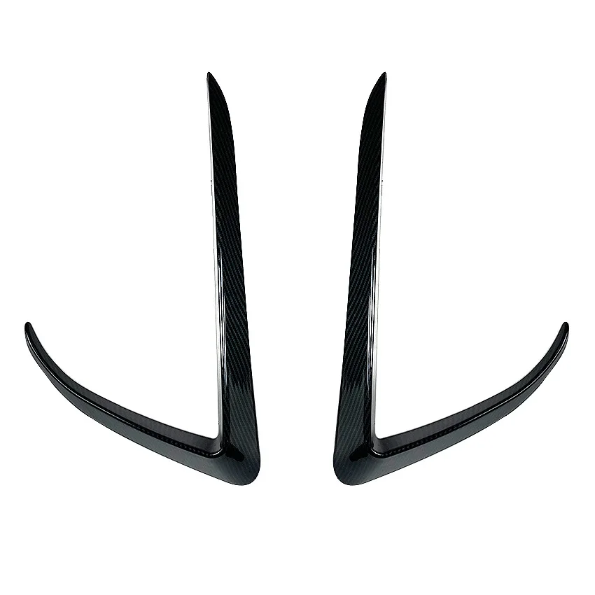 Front Bumper Spoiler Fog Lamp Cover Air Knife Splitter Body Kit For Tesla Model 3 2017 2018 2019 2020 2021 2022