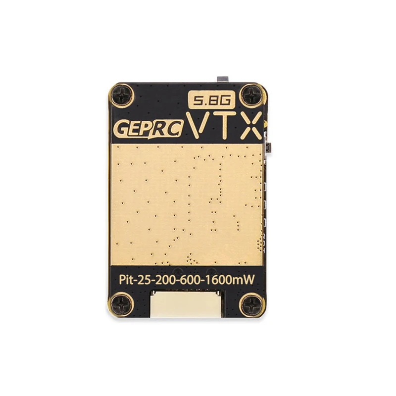 Lightweight GEPRC RAD 1.6W VTX, Split PCB Design with Breakable Edges Supports OSD Tune for Cross-Country Long Range FPV Drones