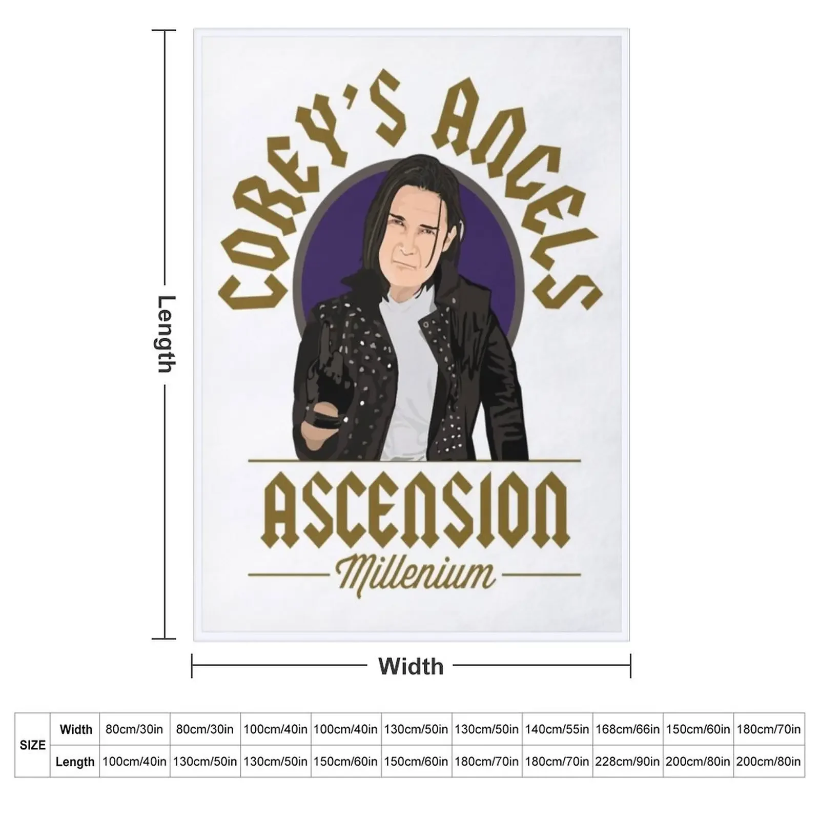Corey Feldman Classic Throw Blanket Bed linens For Baby Cute Plaid Personalized Gift Blankets 2