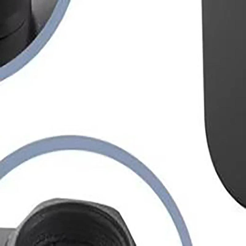 

Смеситель для душа из цинкового сплава, черный, современный, настенный, с регулируемым изливом