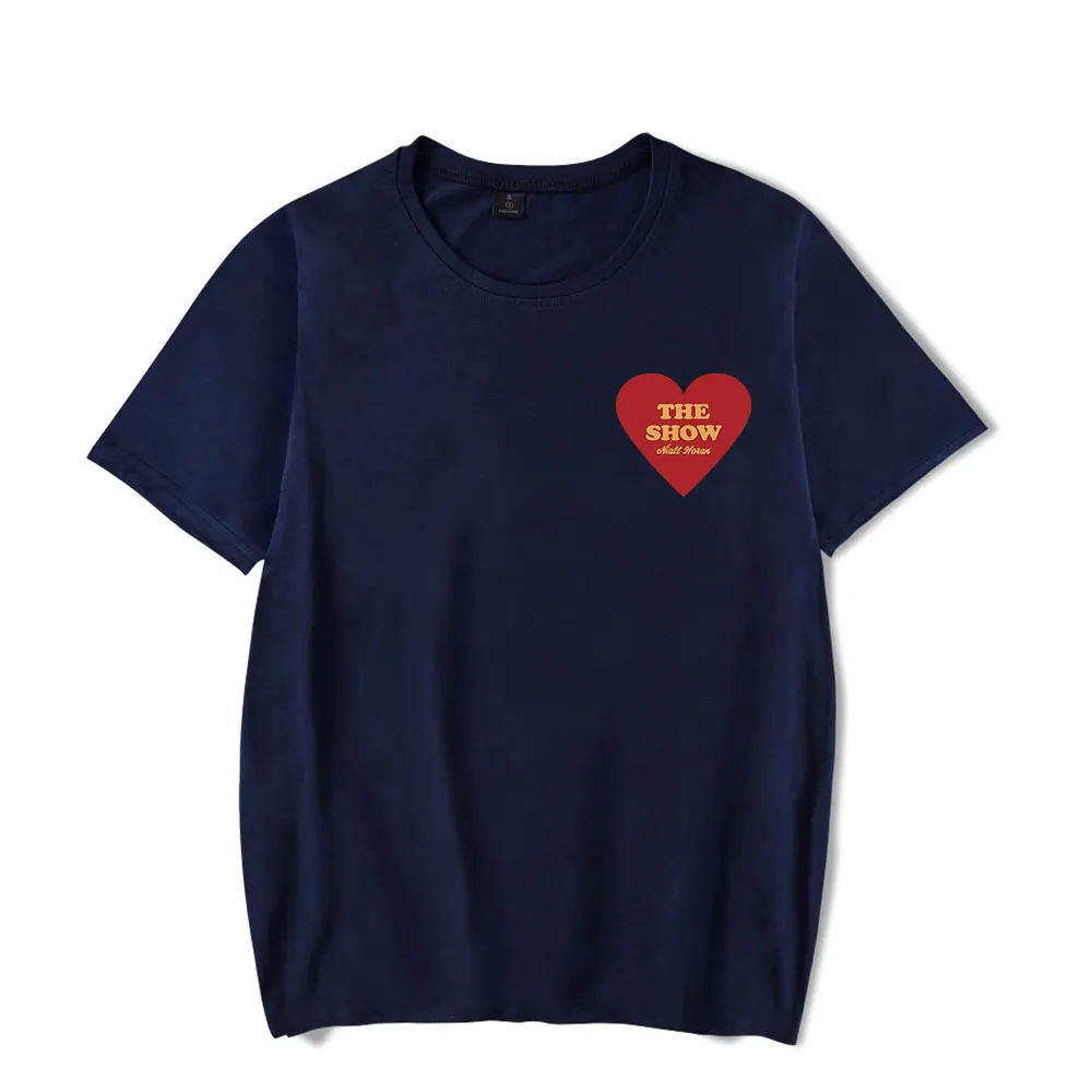 Niall Horan Hello Lovers The Show Heart Merch T-Shirt Men and Woman Short Sleeve Women Funny T Shirt Unisex Harajuku Tops