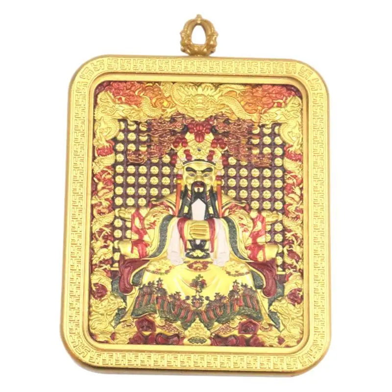 

Wutai Mountain New Five Elders Responding to Requests Pendant Thangka Buddha Pendant Necklace Wealth-Attracting Tibetan Thangka