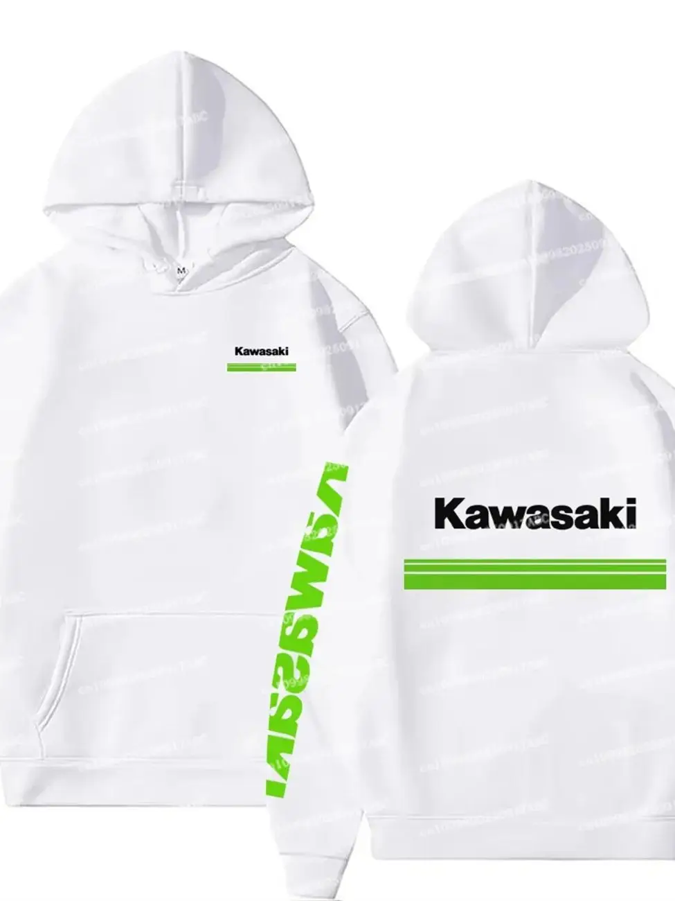 Sweat-shirt à capuche pour homme et femme Kawasaki, printemps et automne, sweat-shirt décontracté pour couple, sweat-shirt à capuche pour femme