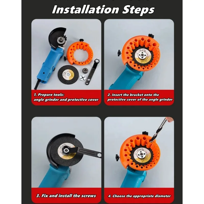 Boorslijper, elektrisch boorslijpen met meerdere specificaties, draagbaar schuurgereedschap voor slijpen, 2-13 mm