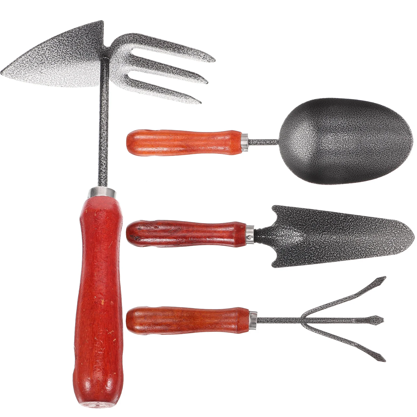 

1Set Garden Tools Set Wooden Handle Durable Gardening Shovel Rake Hand Planting Transplanting Weeding Tool Kit