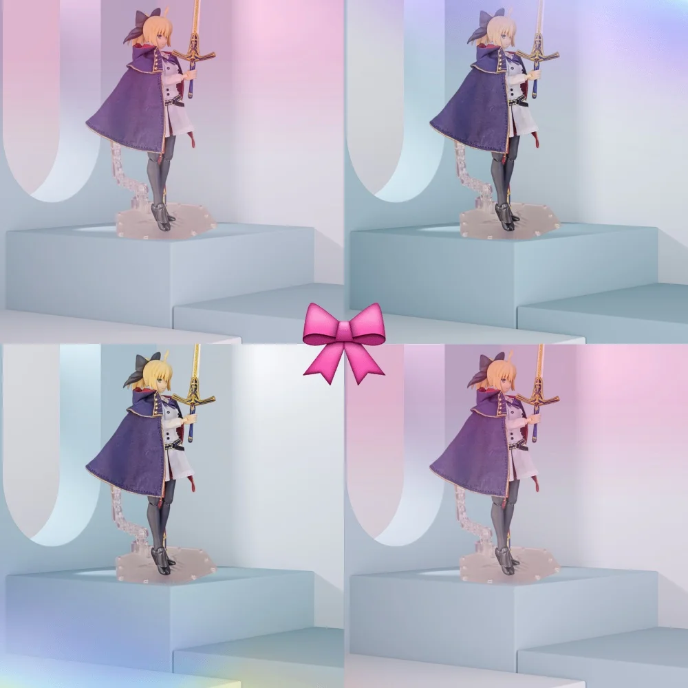 

【Clothing Only】1/12 Double Layered Cloak White Dress with Belt Set For Goddess Device BD 30ms figma shf azone12 Action Figures