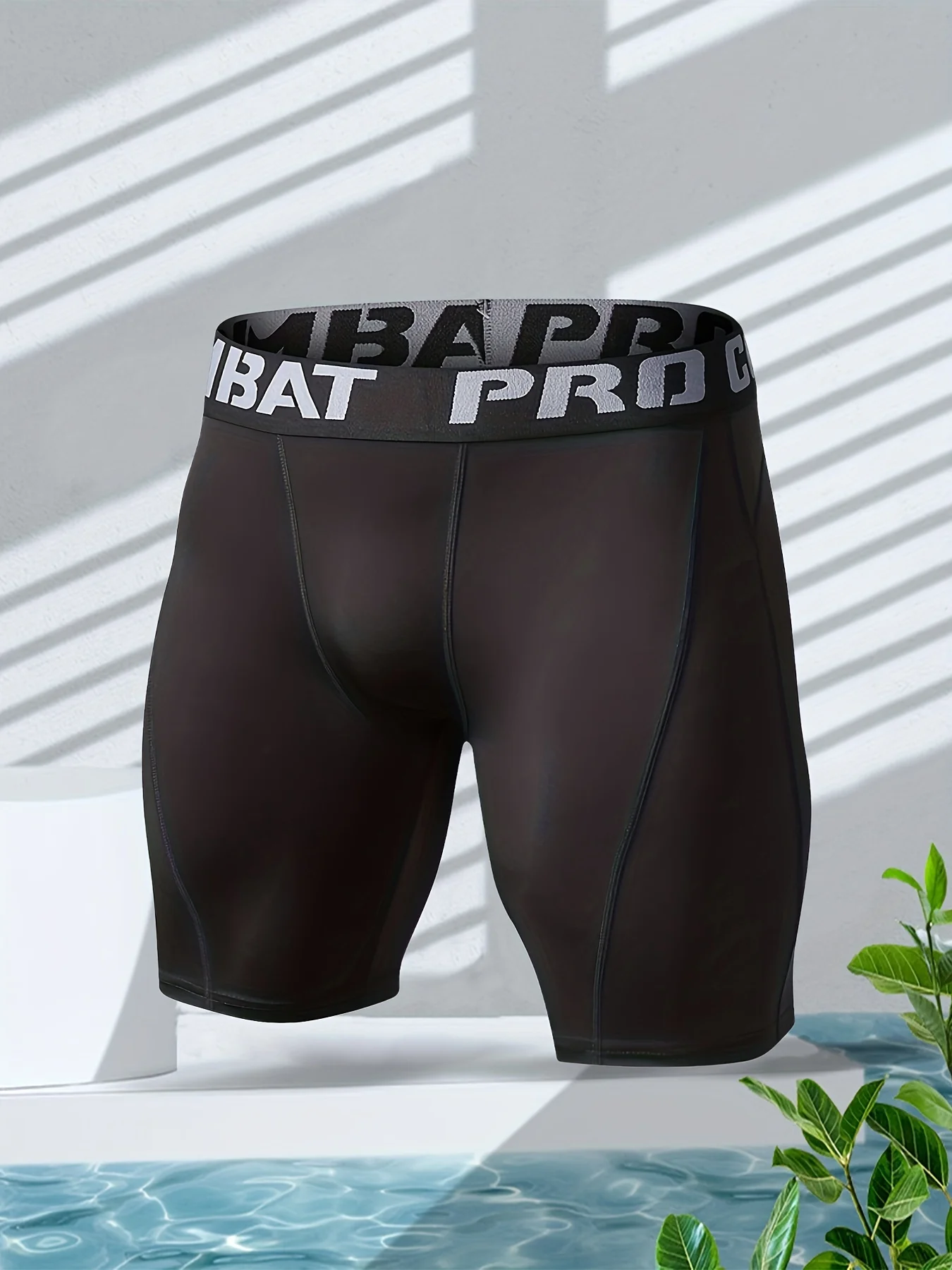 

Шорты для фитнеса, мужские баскетбольные леггинсы с семью точками, спортивные тренировки, дышащие, высокая эластичность, компрессионная база, бег