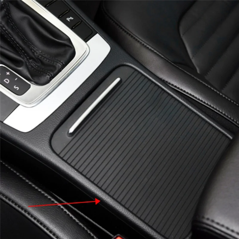 Центральная консоль автомобиля BB, держатель для чашки с водой, панель рольставней, пылезащитный чехол, детали для VW Passat Magotan CC 3CD8575039B9, черный