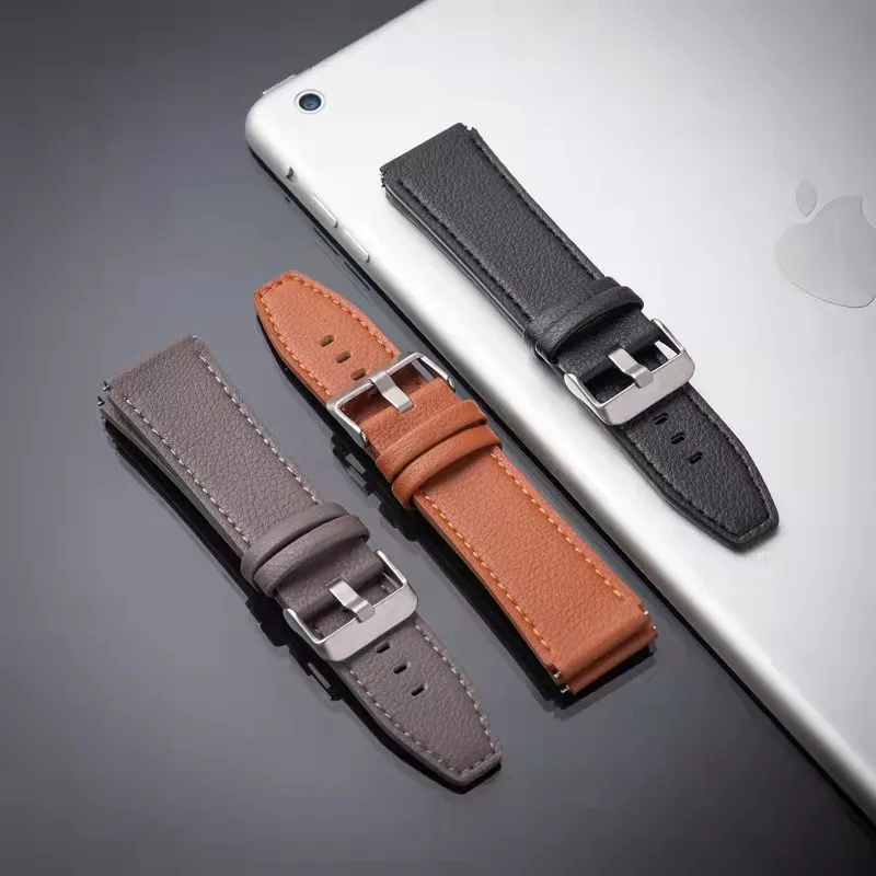 22mm Official Genuine Leather Straps For Huawei Watch Gt 2 Pro GT3 46mm Smart Watch Band Wristband Bracelet  Gt2 Pro Accessories