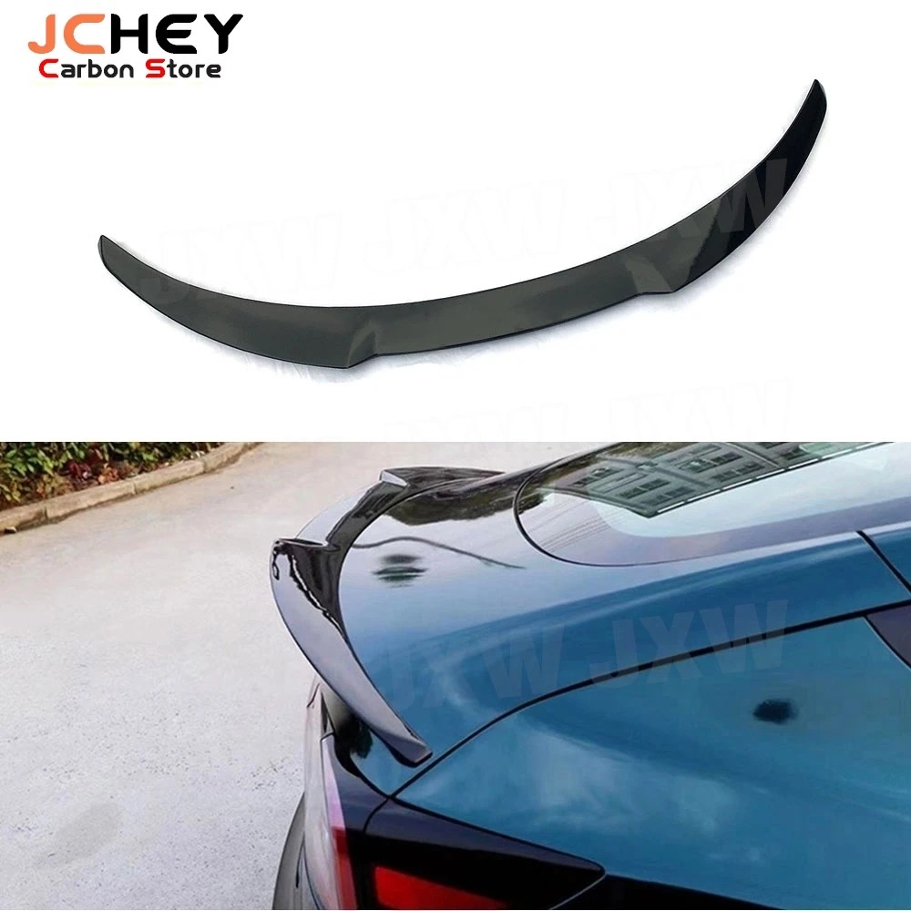 

JCHEY Rear Spoiler Wing for Tesla Model 3 Rear Trunk Duck Spoiler Boot Wings ABS Carbon Look Gloss Black