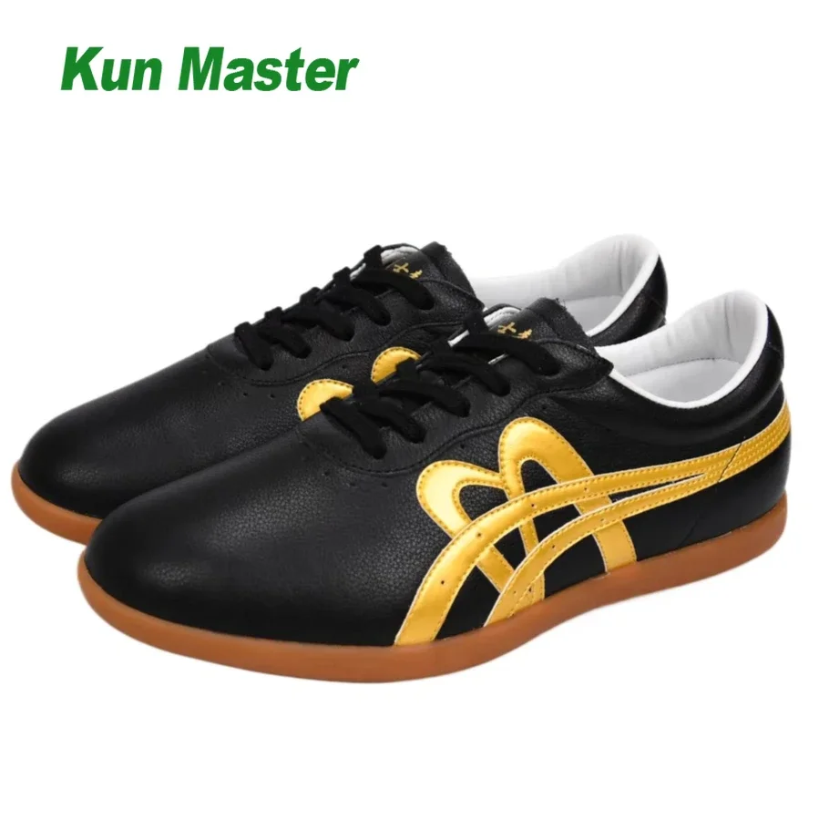 جلد طبيعي الكونغ فو تاي تشي أحذية التايكوندو أحذية رياضية فنون الدفاع عن النفس جلد البقر للجنسين الحرة مرنة الرجال النساء