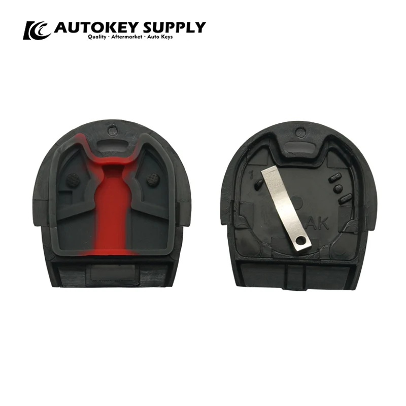 AutokeySupply AKBPS117 / AKBPS118 Brazilië Positron Flex (PX52) 2-knoppen behuizing rood met grip voor Fiat