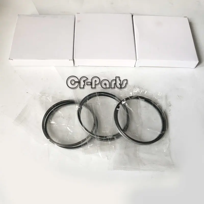 For Hitaci Excavator EX50UR Isuzu Engine 3AB1 Piston Ring 5-12121010-0 3 Units